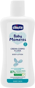 CHICCO Mlieko telové Baby Moments 87 % prírodných zložiek 200 ml