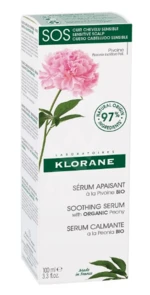 KLORANE Upokojujúce sérum s BIO pivóniou SOS citlivá vlasová pokožka 100 ml