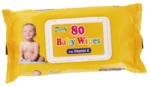 BABY WIPES Hygienické utierky baby s vitamínom E 80 ks