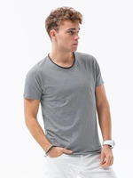 Ombre Men's T-shirt with raw finish - gray