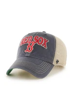 Kšiltovka 47 brand MLB Boston Red Sox tmavomodrá barva, s aplikací, B-TSCLA02LAP-VN