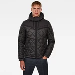 G-STAR Jacket - Attacc heatseal quilted hdd jkt black