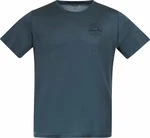 Bergans Graphic Wool Tee Men Orion Blue S Maglietta