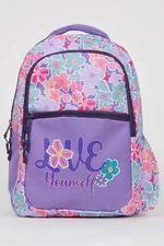 DEFACTO Girl's Printed School Backpack