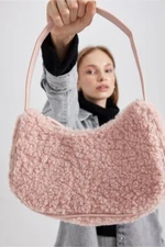 DEFACTO Women's Plush Handbag