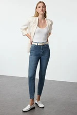 Trendyol Blue High Waist Skinny Jeans