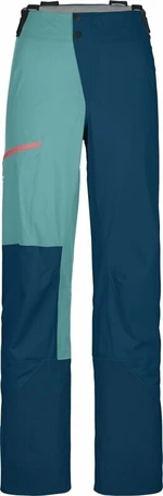 Ortovox 3L Ortler Pants W Petrol Blue S Pantalone da sci