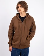 Carhartt WIP Hooded Chase Jacket Chocolate / Gold S