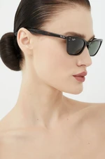 Sluneční brýle Ray-Ban LADY BURBANK dámské, hnědá barva, 0RB2299