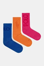 Ponožky Polo Ralph Lauren 3-pack dámské, 455956256