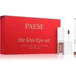 Paese The Kiss Lips Set dárková sada odstín 01 Nude Beige