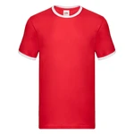 Men's red t-shirt Ringer Fruit of the Loom