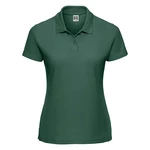 Polycotton Women's Green Polo Shirt Russell