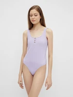 Light Purple Buttoned Bodysuit Pieces Nancy - Women