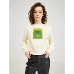 Light Yellow Womens Sweatshirt Diesel - Women