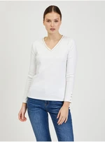 White Women's Long Sleeve T-Shirt ORSAY - Women