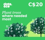 Dots.eco - Plant Trees Where Needed The Most C$20 Gift Card CA