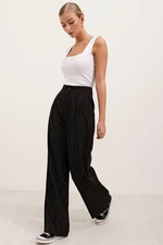 Bigdart 6638 High Waist Palazzo Trousers - Black