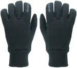 Sealskinz Windproof All Weather Knitted Glove Black XL Kesztyű kerékpározáshoz