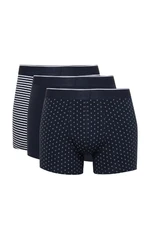 DEFACTO Regular Fit Patterned 3-Pack Boxer