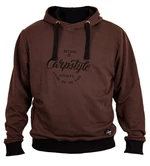 Carpstyle mikina brown forest hoodie - m