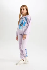 DEFACTO Girls Disney Lilo & Stitch Elastic Waist Standard Fit Jogger Sweatpants