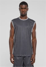 Men's Striped Mesh tank top white/black