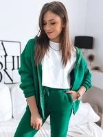 Women's tracksuit AMILIA PREMIUM green Dstreet z