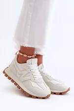 Women's sneakers sports shoes white Kalelia