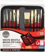 Daler Rowney Simply Oil Brush Natural Set pensule 10 buc