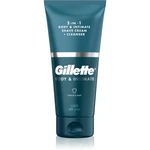 Gillette Body&Intimate 2in1 Shave Cream přípravek na holení třísel s mycí emulzí pro muže 150 ml