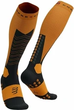 Compressport Ski Mountaineering Full Autumn Glory/Black T2 Bežecké ponožky