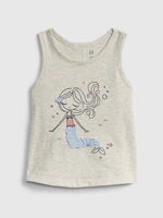 GAP Dětské tílko bea split bk gr tank - Holky