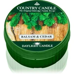 Country Candle Balsam & Cedar čajová svíčka 42 g