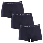 3PACK pánské boxerky Gant modré