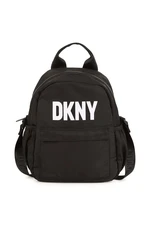 Detský ruksak Dkny čierna farba, malý, s potlačou