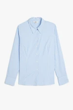 Koton Blue Striped Women's Shirt