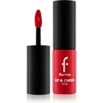 flormar Lip & Cheek Tint tekutá lícenka na pery a líca odtieň 001 Scarlet Ruby 6.7 ml