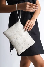 Capone Outfitters Paris Glitter Denim White Mini Bag