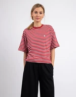 Carhartt WIP W' S/S Bryna T-Shirt Bryna Stripe, Tuscany/White S