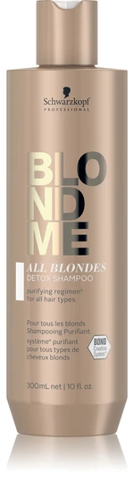 Schwarzkopf Professional Detox ikační šampón pre všetky typy blond vlasov BLONDME All Blonde s ( Detox Shampoo) 1000 ml