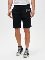 Kraťasy GAP Logo mini arch shorts Čierna