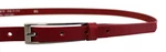 Penny Belts Dámsky kožený opasok 15-1-93 red 110 cm