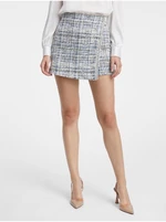 Orsay Blue-cream women's tweed skirt - Women