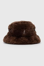 Klobouk Kangol hnědá barva