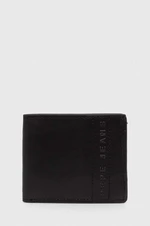 Kožená peněženka Pepe Jeans KELIAN WALLET černá barva, PM070382