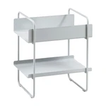 Jasnoszara metalowa konsola 36x48 cm A-Console – Zone