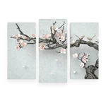 Obrazy zestaw 3 szt. Sakura – Wallity