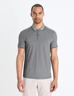 Grey men's polo shirt Celio Genostra