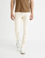 Creamy men's slim fit jeans Celio Foninety